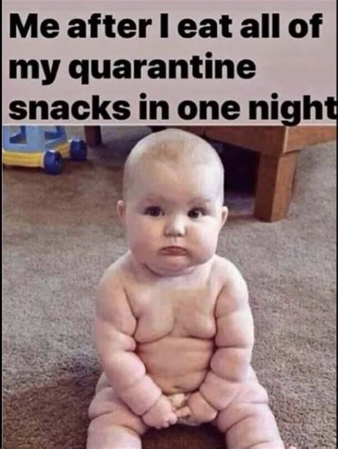 Covid Food Baby Meme