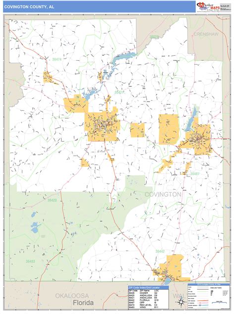 Covington GA Zip Code Map
