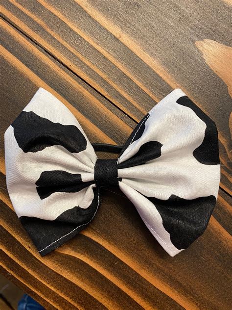 Cow Print Bow: A Fun & Fashionable Accessory for Any Occasion