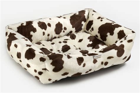 Top Quality Cow Print Dog Bed for Your Furry Friend!