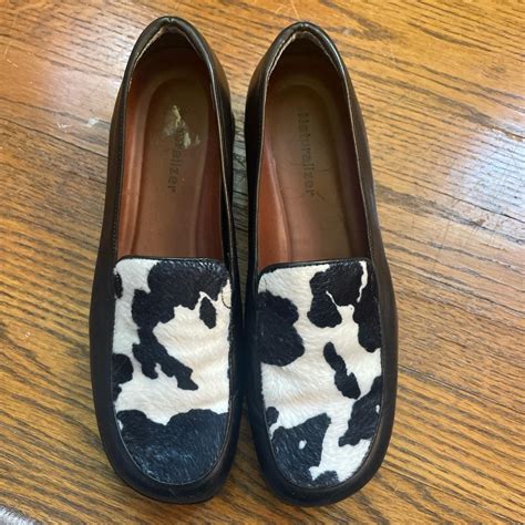 Cow Print Loafers