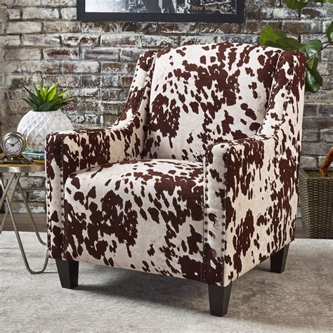 Get Cozy in Style with a Cow Print Recliner Chair