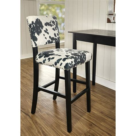 Cow Print Stools - Add Rustic Charm to Your Home!