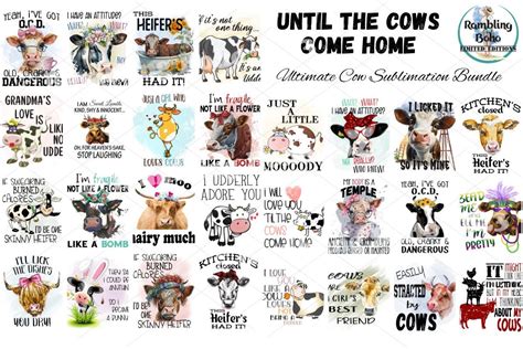 Download Cow Bundle For Crafts
