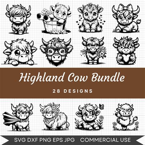 Download Cow Bundle For Cricut