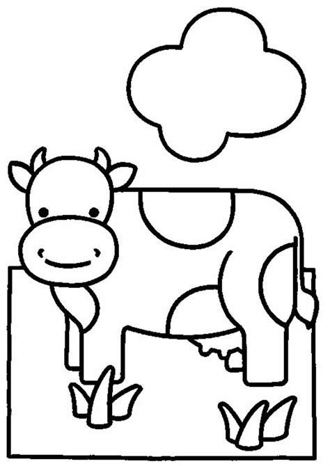 Cow Coloring Sheet Printable
