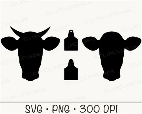 Cow Head SVG: Unleash Country Charm with Elegant Vector Graphics!