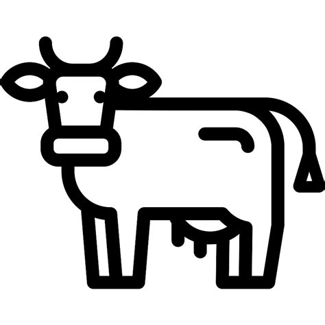 Fancy Up Your Designs with Eye-catching Cow Icon Svg - Discover the Best Collection!