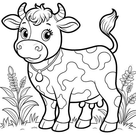 Cow Print Coloring Pages