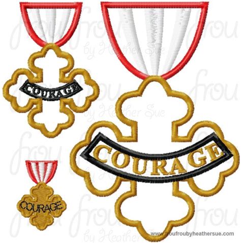 Cowardly Lion Badge Of Courage Template