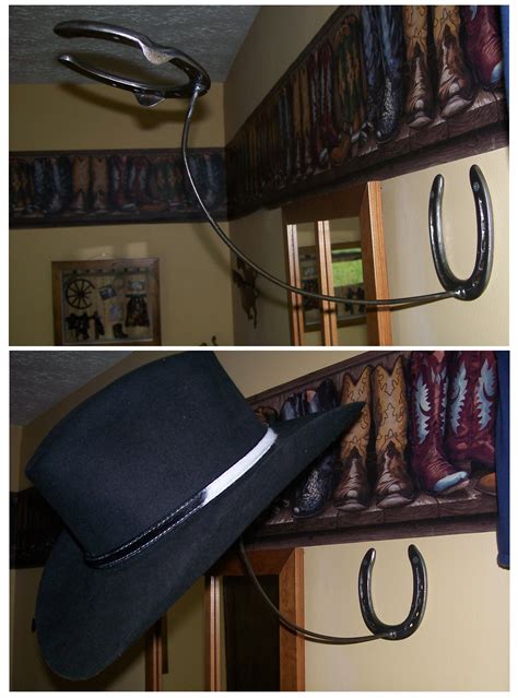 PRICE REDUCED Cowboy Hat & Coat Rack Wall Hanger Combo Hand Etsy in 2021 Cowboy hat rack