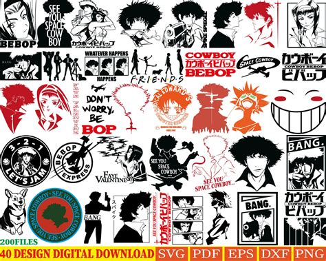 Cowboy Bebop Svg: Unleashing the Artistry of Iconic Space Cowboy Adventures