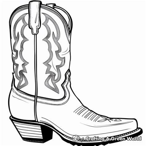 Cowboy Boot Color Page
