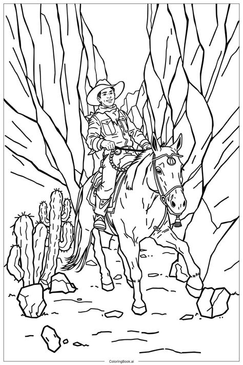 Cowboy Coloring Book