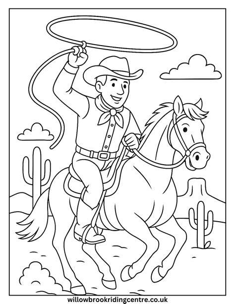Cowboy Coloring Page