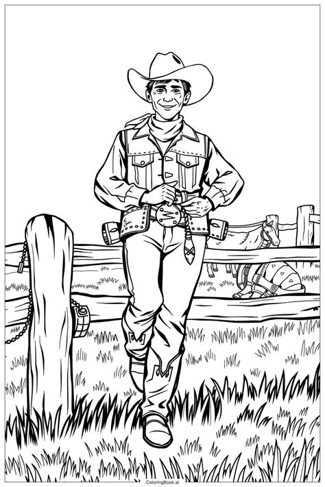 Cowboy Coloring Pages