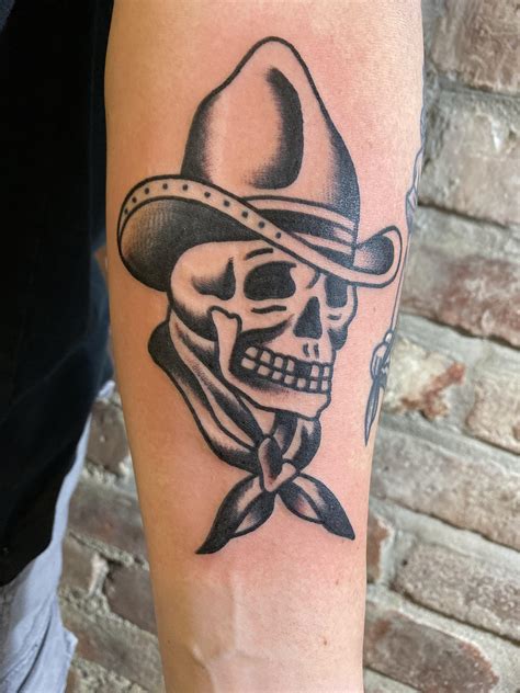 Cowboy Hat Skull Tattoos
