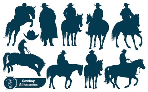 Download Cowboy Silhouettes For Crafts