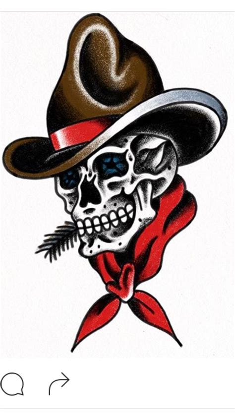 20+ Cowboy Skull Tattoo Ideas