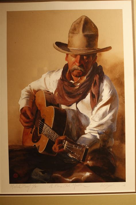 Cowboy hat and guitar