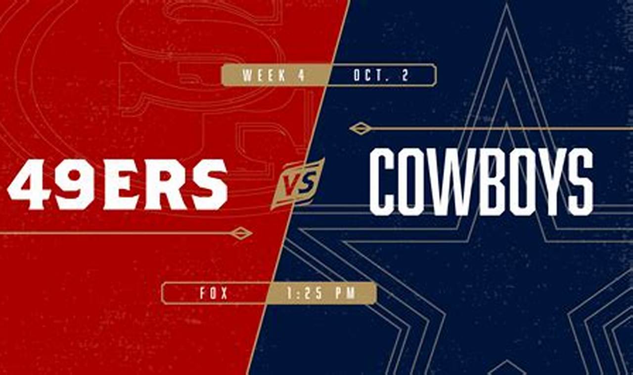 Cowboys Vs Niners 2024 Tickets