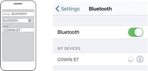 Cowin E7 controls and connectivity