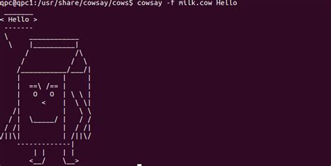 Cowsay