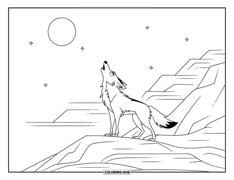 Coyote Coloring Pages