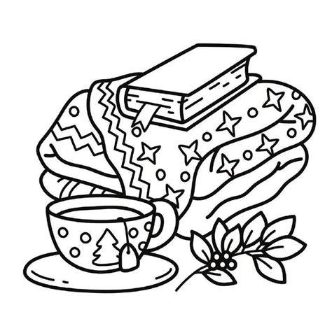 Cozy Christmas Coloring Pages