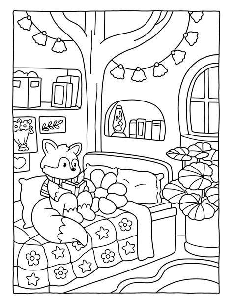 Cozy Corner Coco Wyo Coloring Pages