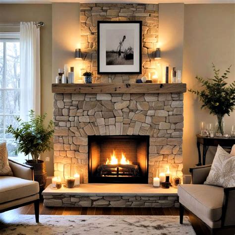 Cozy Fireplace Decor
