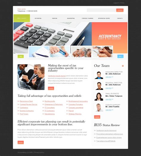Cpa Website Templates