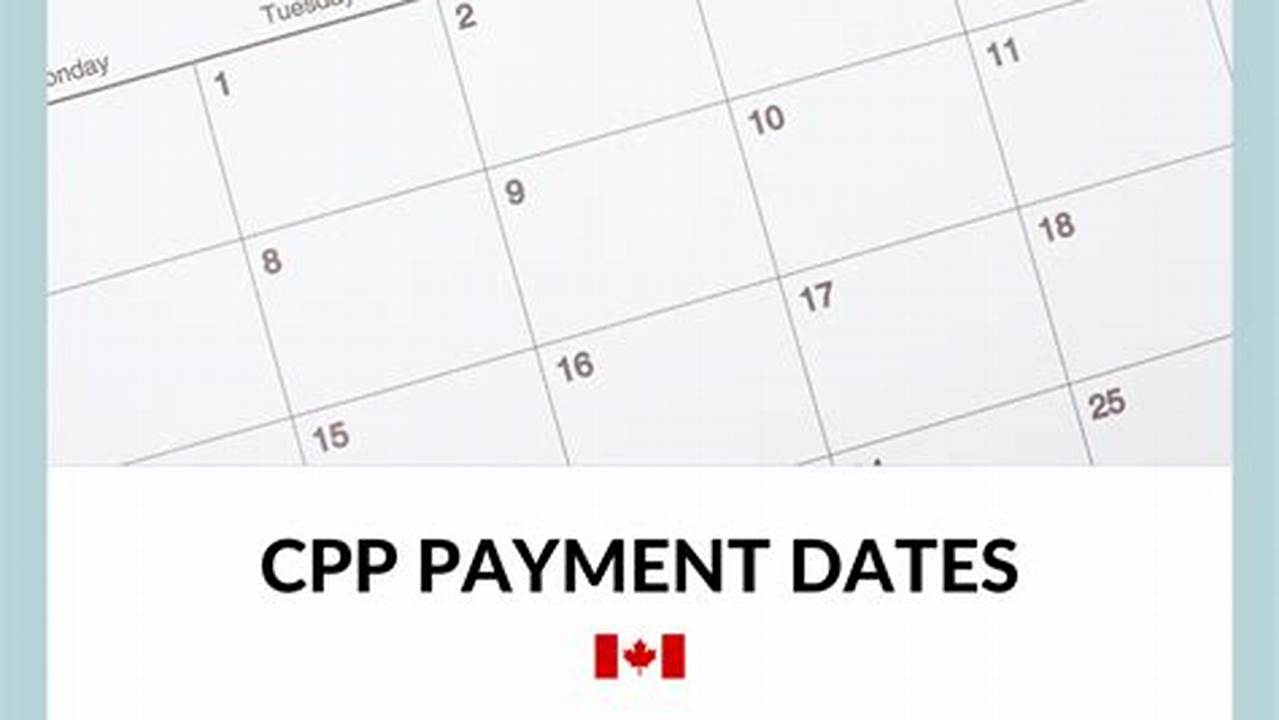 Cpp Payment Calendar