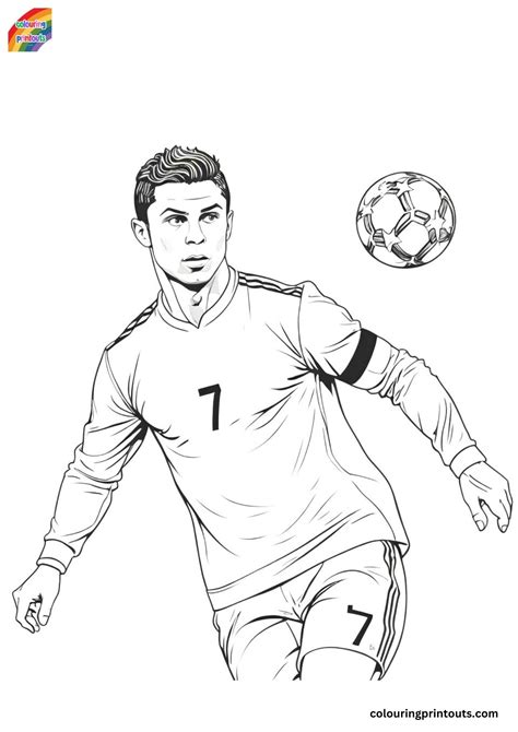 Cr7 Coloring Pages