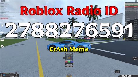 CrAsh Meme Roblox Code