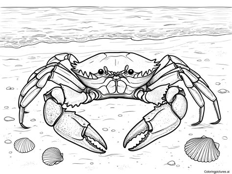 Crab Color Page