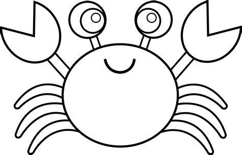 Crab Outline Printable