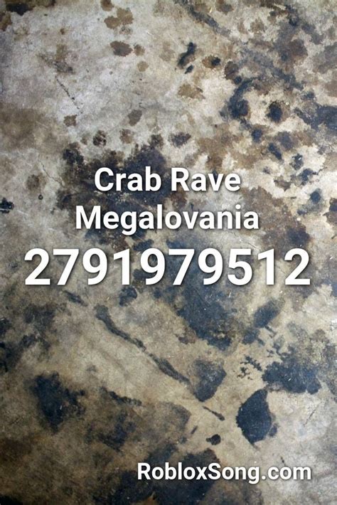 Crab Rave Megalovania Roblox ID - Roblox Music Codes 