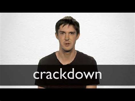 Crackdown Definition Synonym