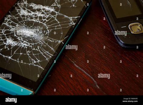 Cracked Smartphone Screen