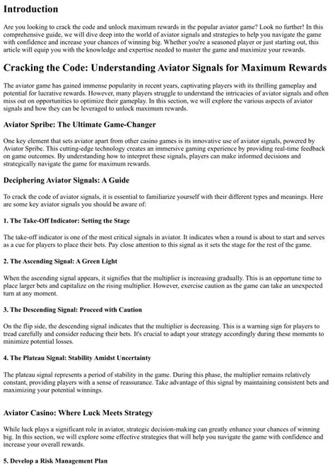 Understanding Signals