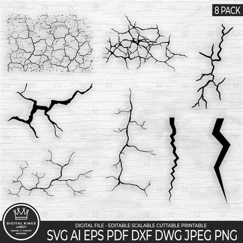 Transform Your Designs with Stunning Cracks SVG: Elevate Your Artwork with Eye-catching Effects