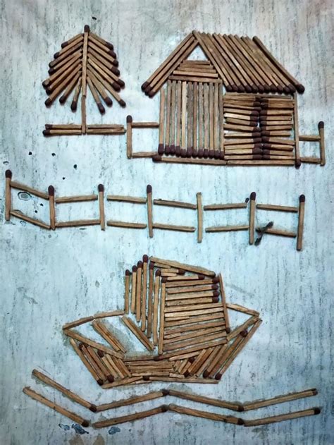 Craft Using Matchsticks
