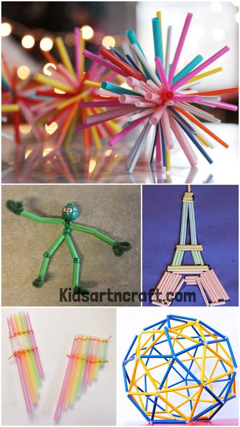 Craft Using Straw For Kids