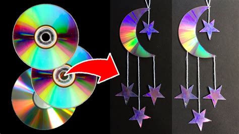 Craft Work Using Waste Cd