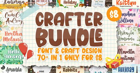 Download Crafter Font Bundle - 200+ Popular SVG Design Files