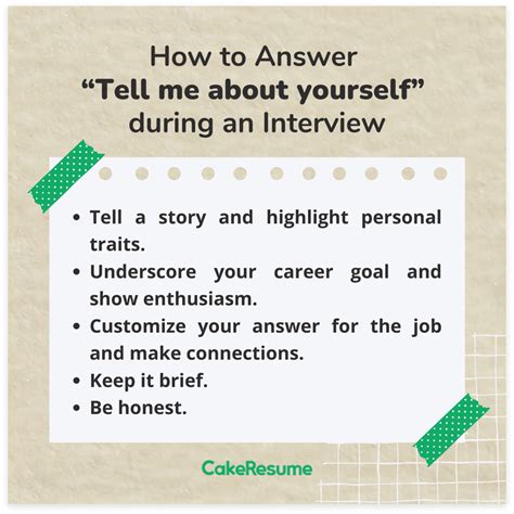 Tell Me About Yourself - Crafting An Answer (With Tips)