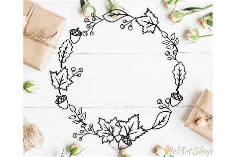 Crafting with Fall Wreath SVGs