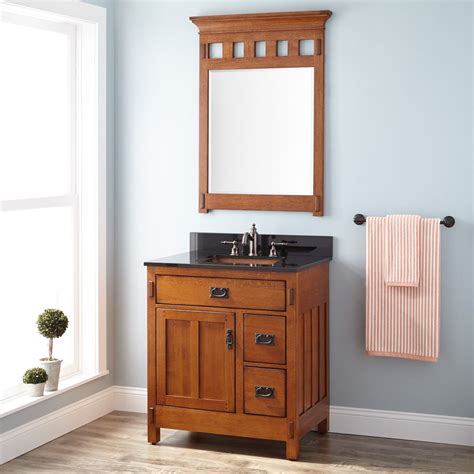 Craftsman Style Bathroom Vanity