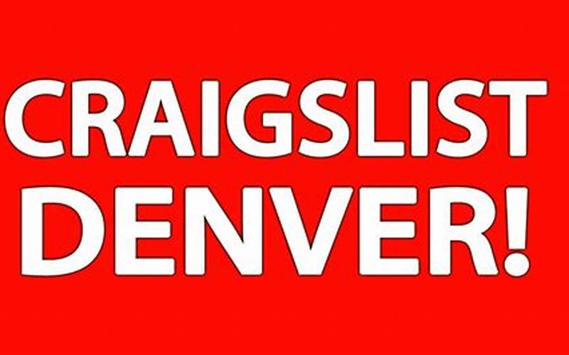 Craigslist Denver